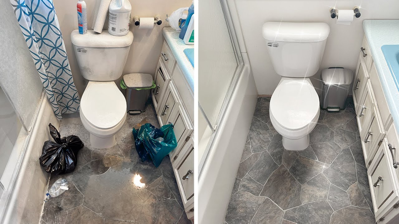 Comprehensive Bathroom Deep Clean & Declutter