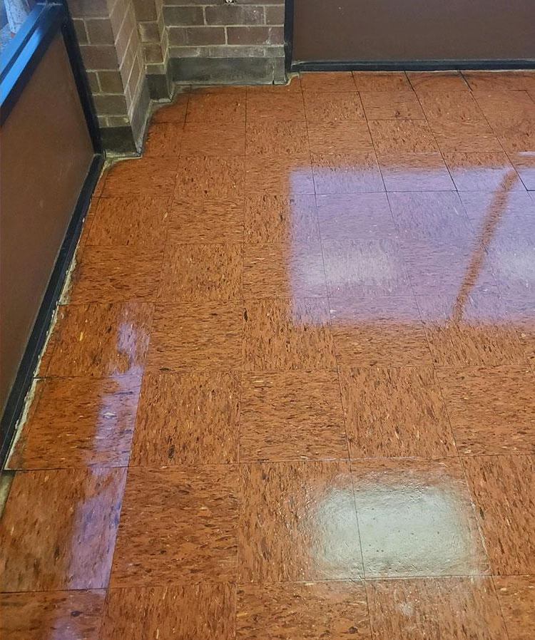 After - Commercial Tile Floor Stripping and Refinishing